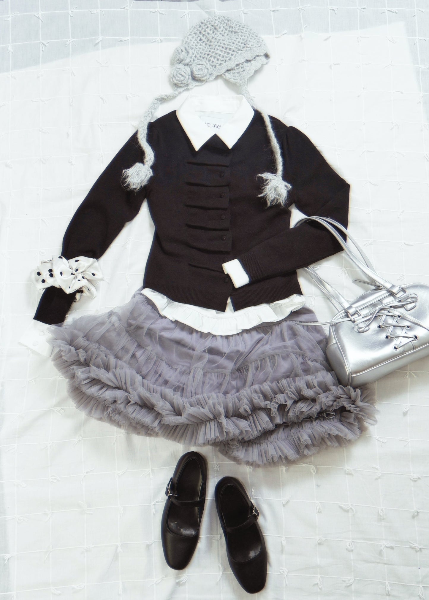 button up knit-boxy fit