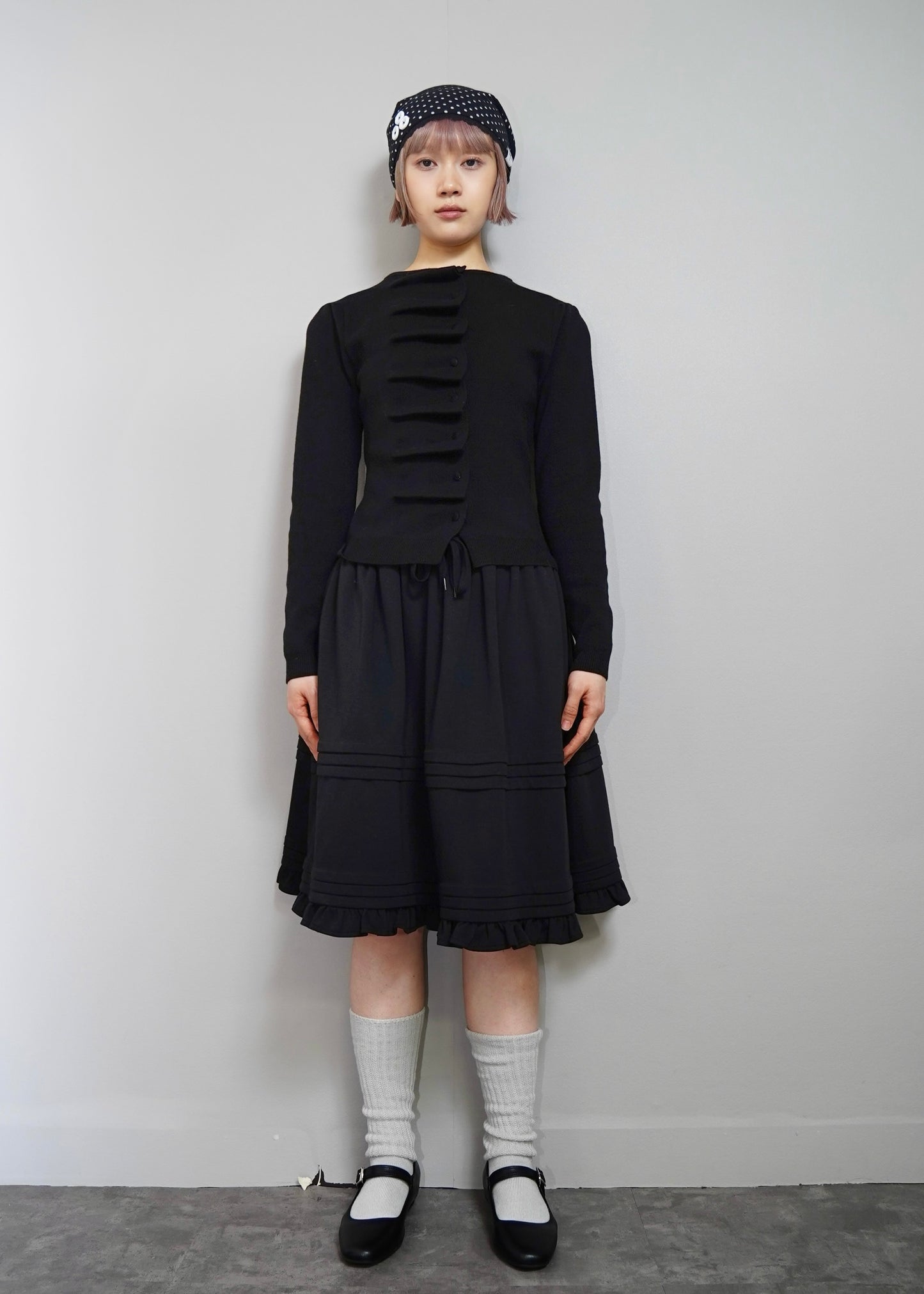 button up knit-slim fit