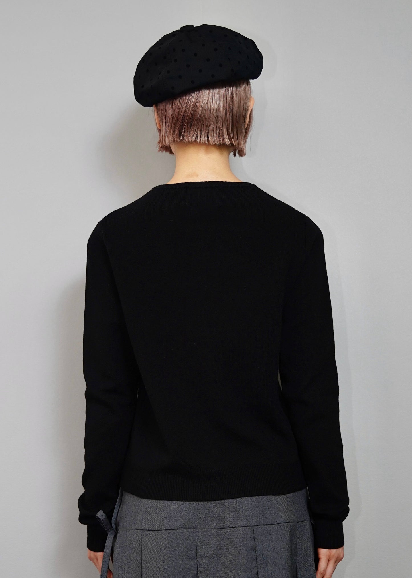 button up knit-boxy fit