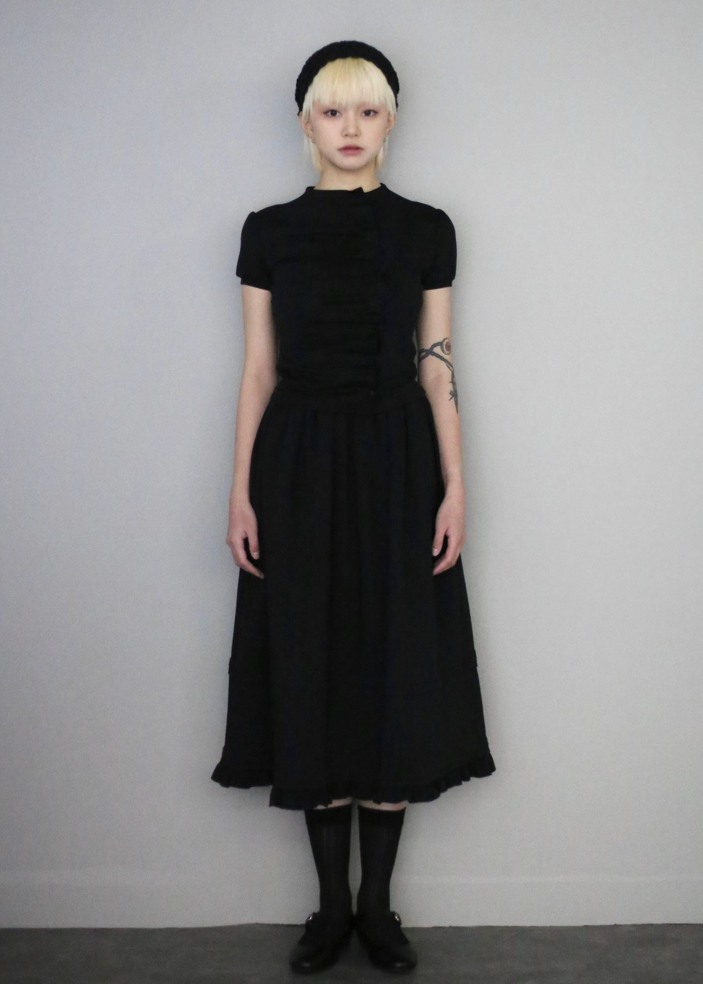 【再入荷】button up T-shirt