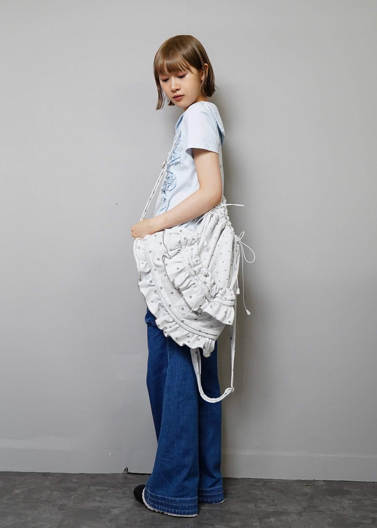 dot frill knapsack