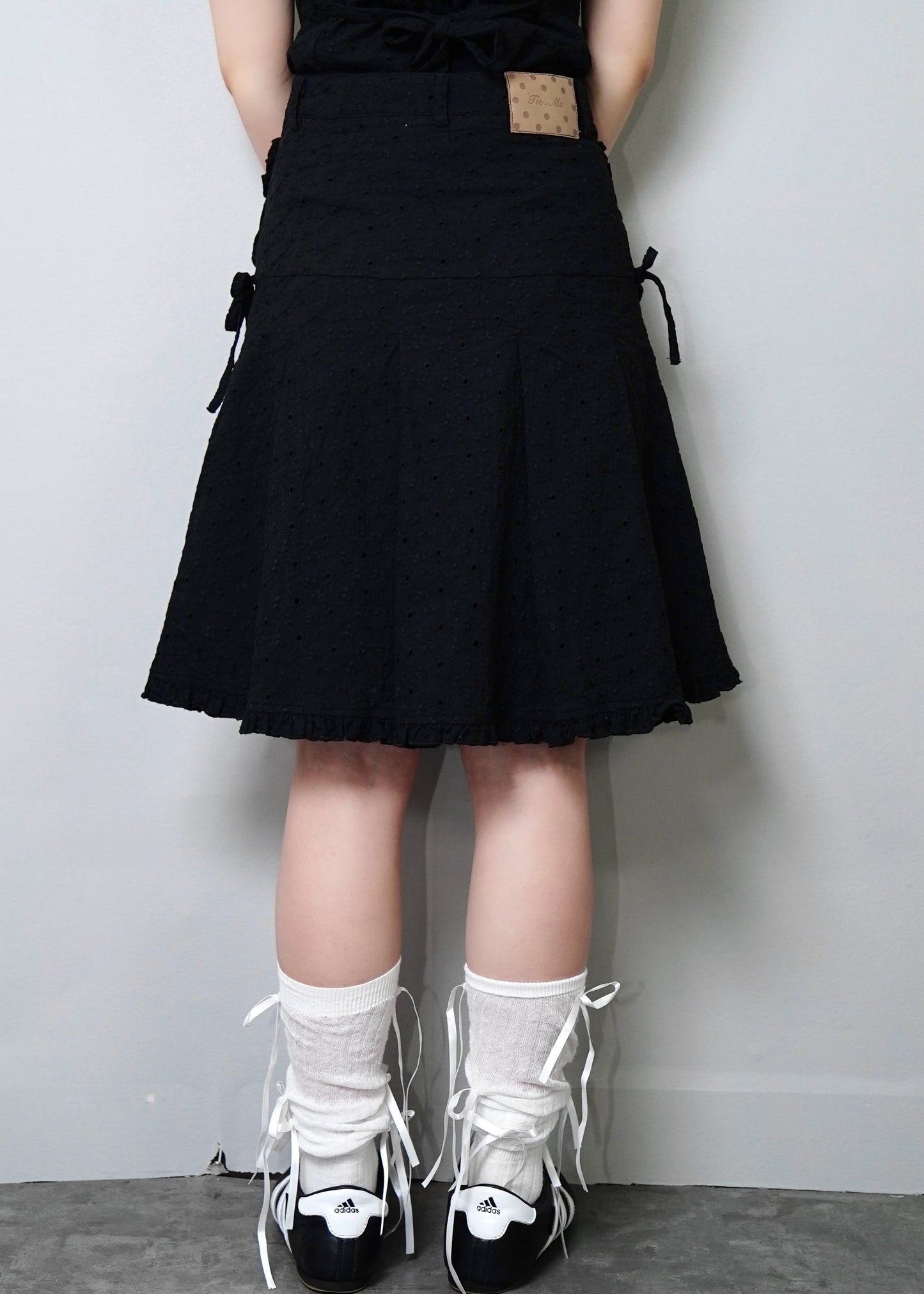 pleated cargo floral skirt