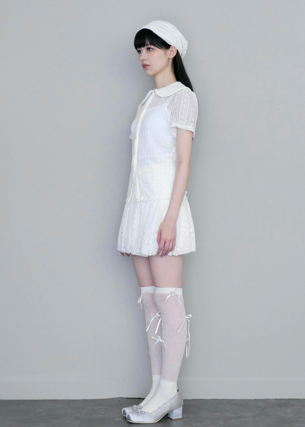 「want to be with lace」blouse