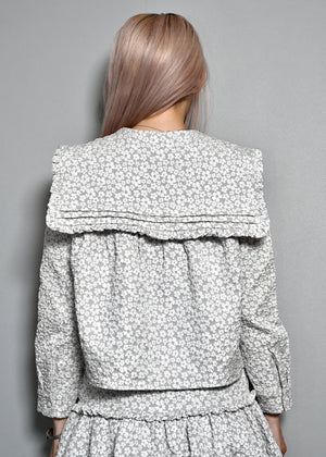 【8月下旬発送】glossy bloom sailor blouse