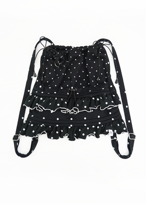 dot frill knapsack – Tie.Me dot frill knapsack – Tie.Me
