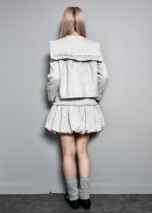 【8月下旬発送】glossy bloom sailor blouse
