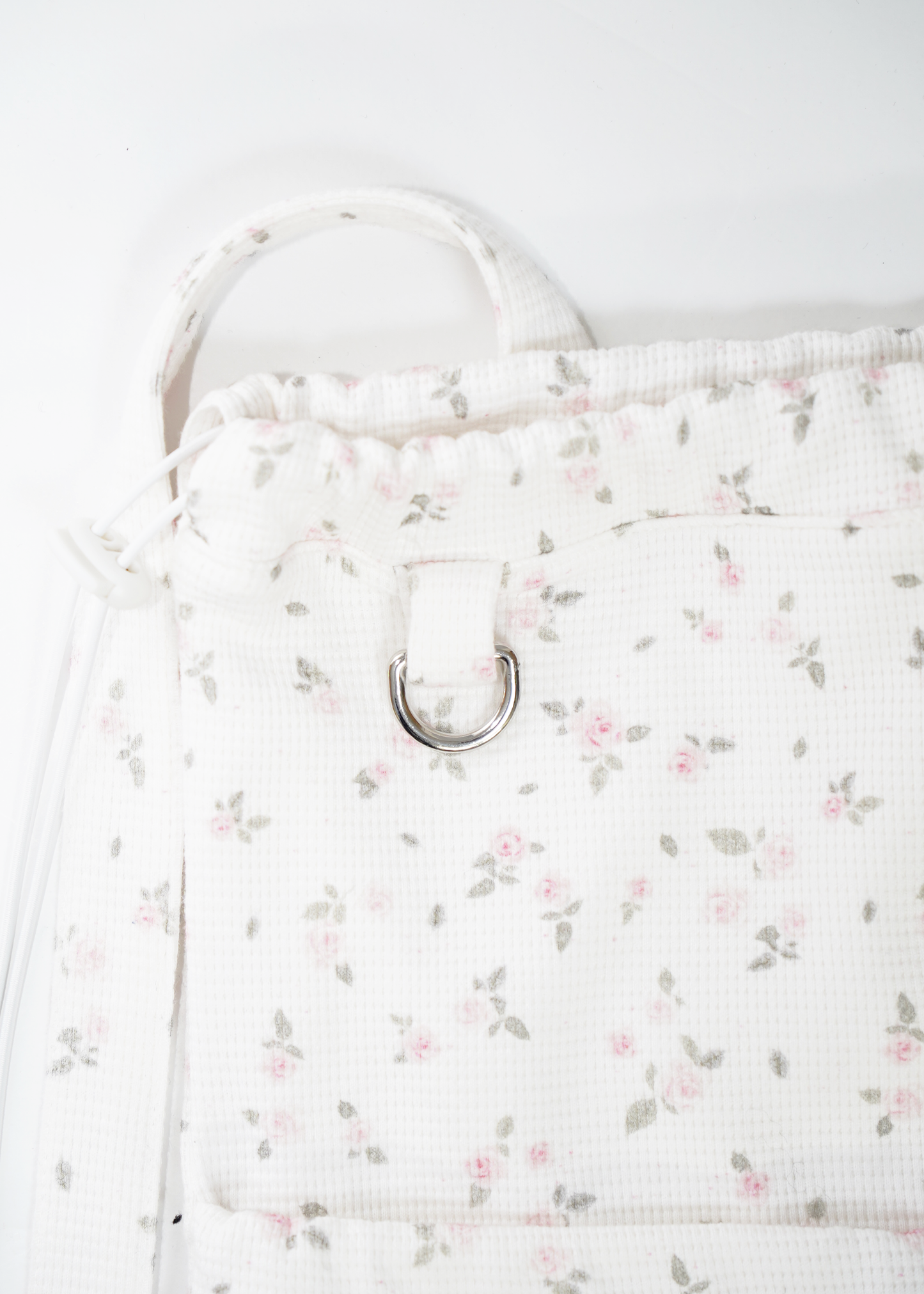 flower waffle frill knapsack