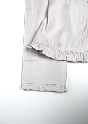 button up shimmer blouse