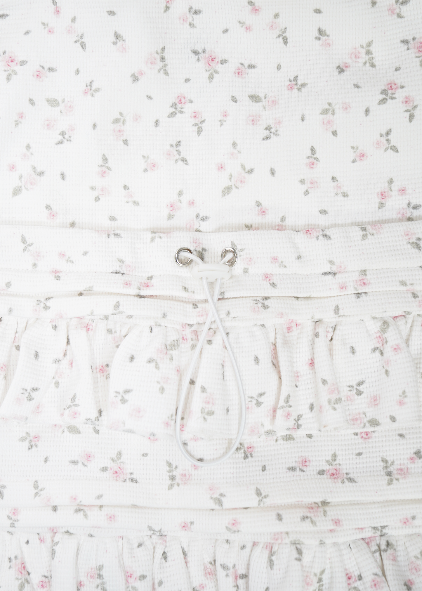 flower waffle frill knapsack