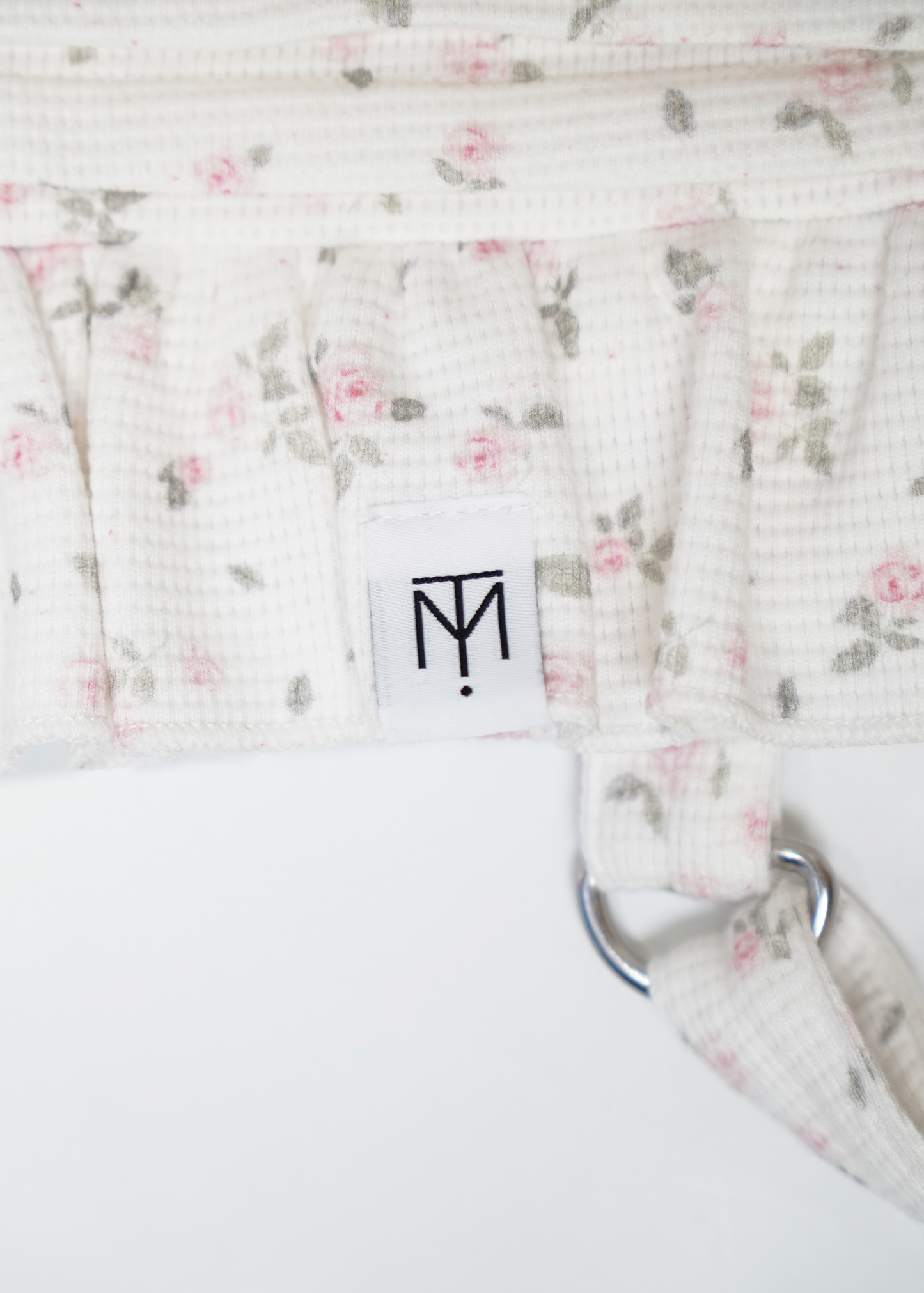 flower waffle frill knapsack