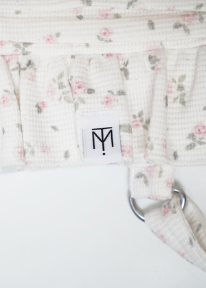 flower waffle frill knapsack