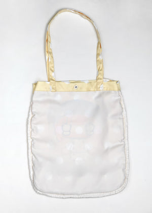 【HUHUEE】gallery girl satin frill bag