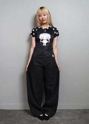 【HUHUEE】gallery girl Tee-slim