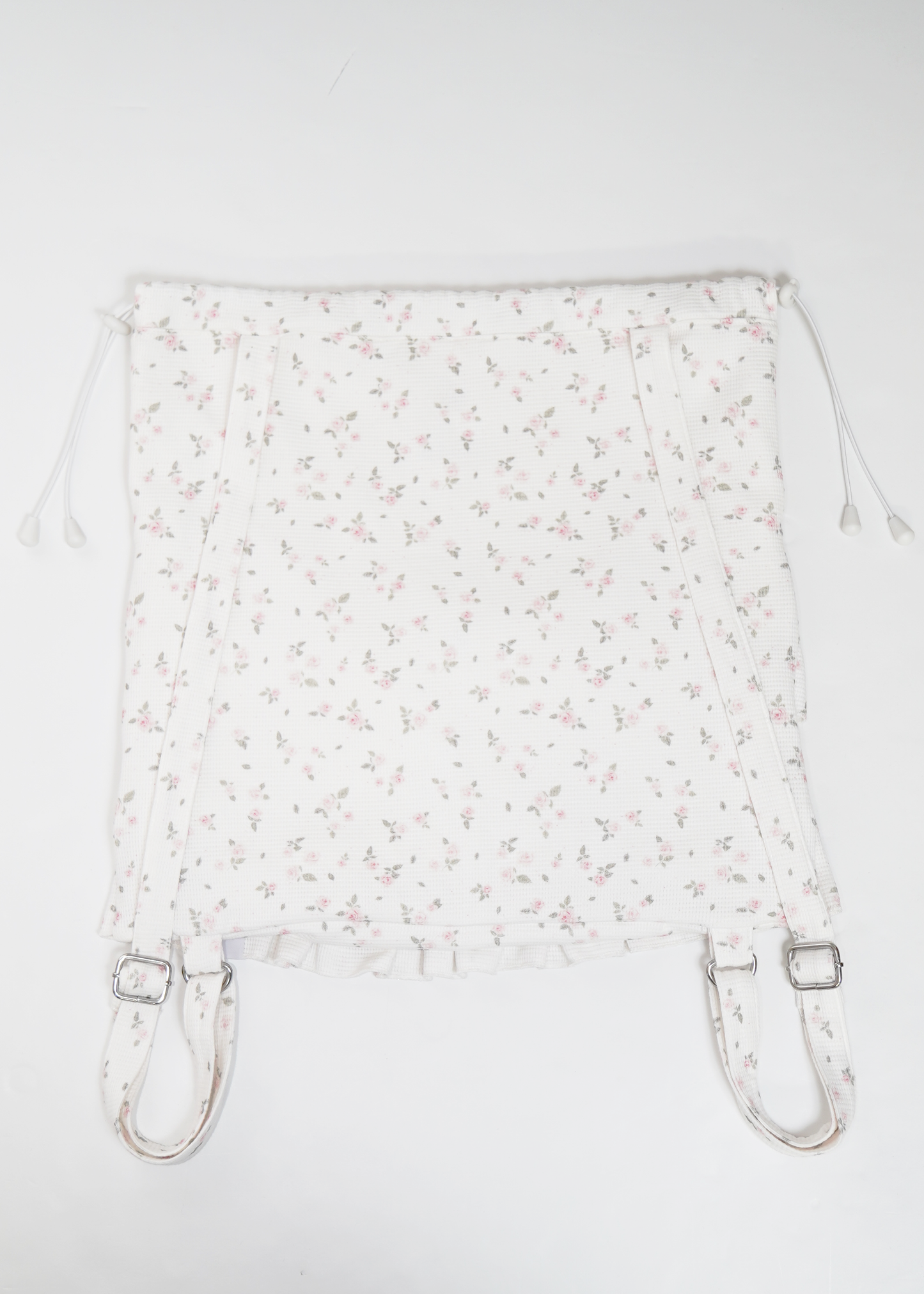 flower waffle frill knapsack