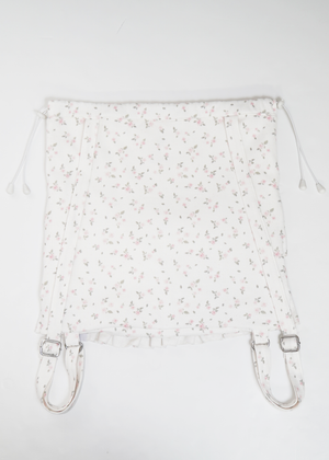 flower waffle frill knapsack