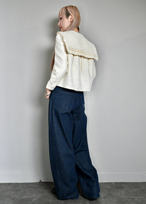 【8月下旬発送】glossy bloom sailor blouse