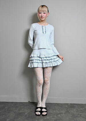 【8月下旬発送】lucky button star short pants
