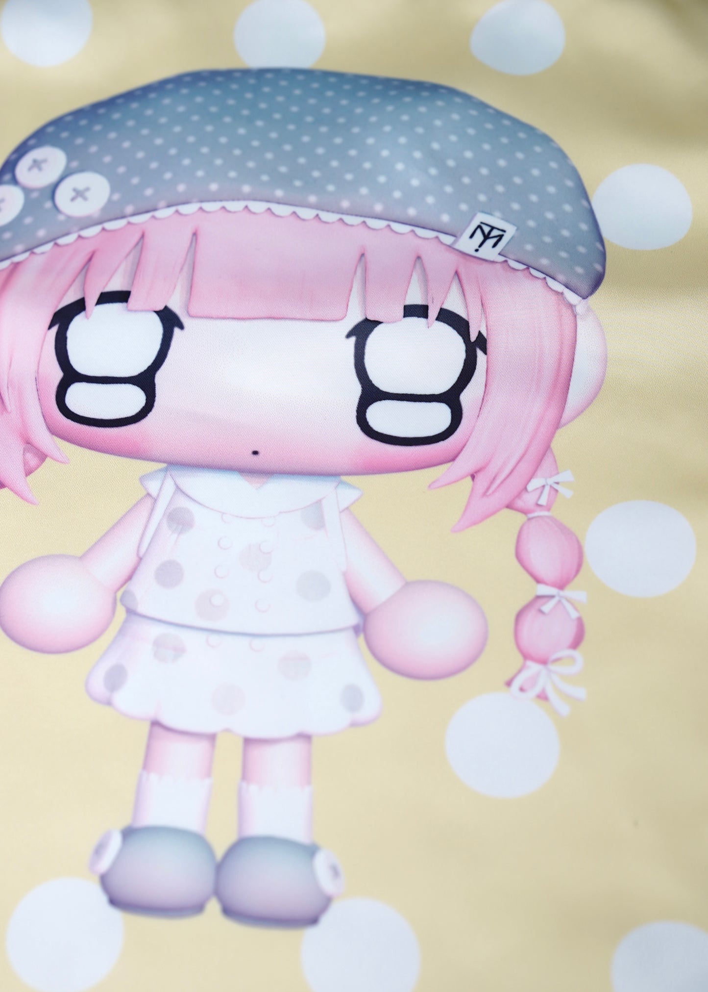 【HUHUEE】gallery girl satin frill bag