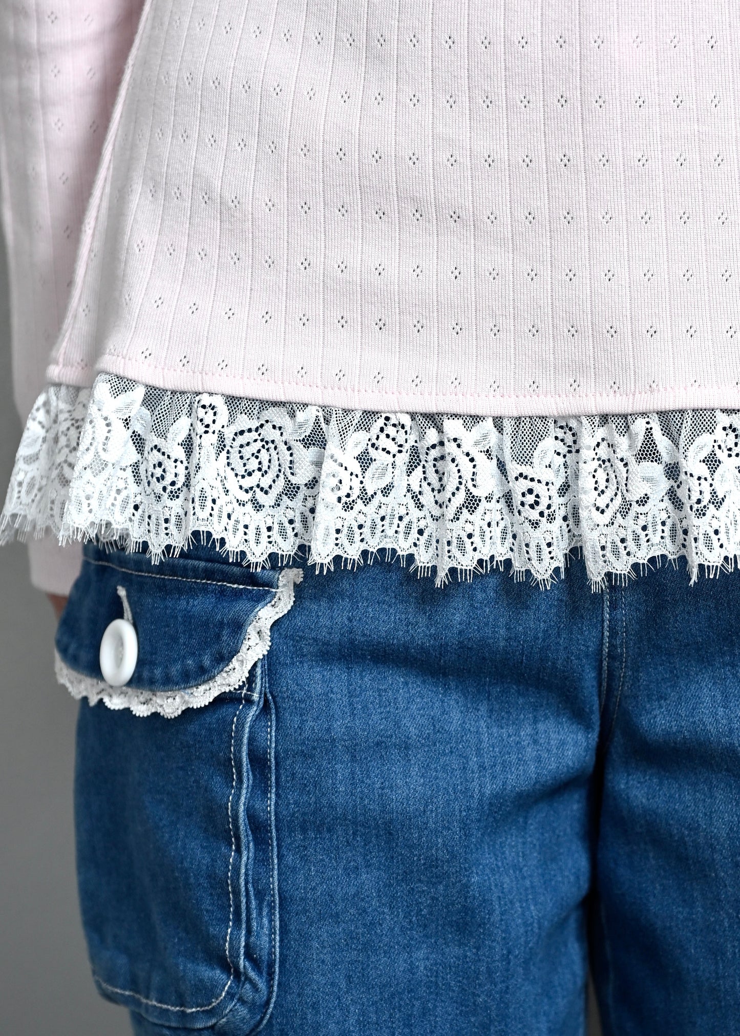 【8月下旬発送】「You need my love.」Lace-up Tee