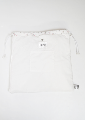 flower waffle frill knapsack