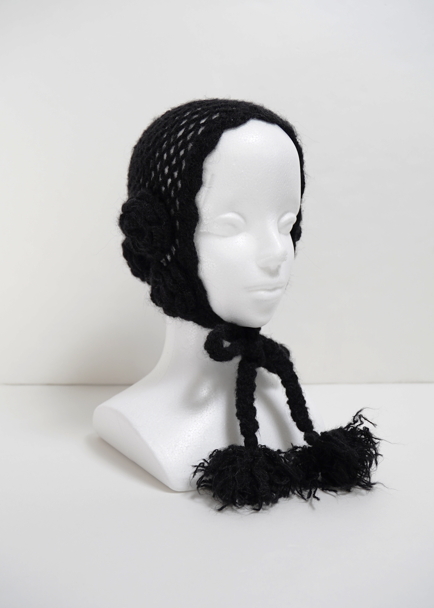 handmade rose beanie
