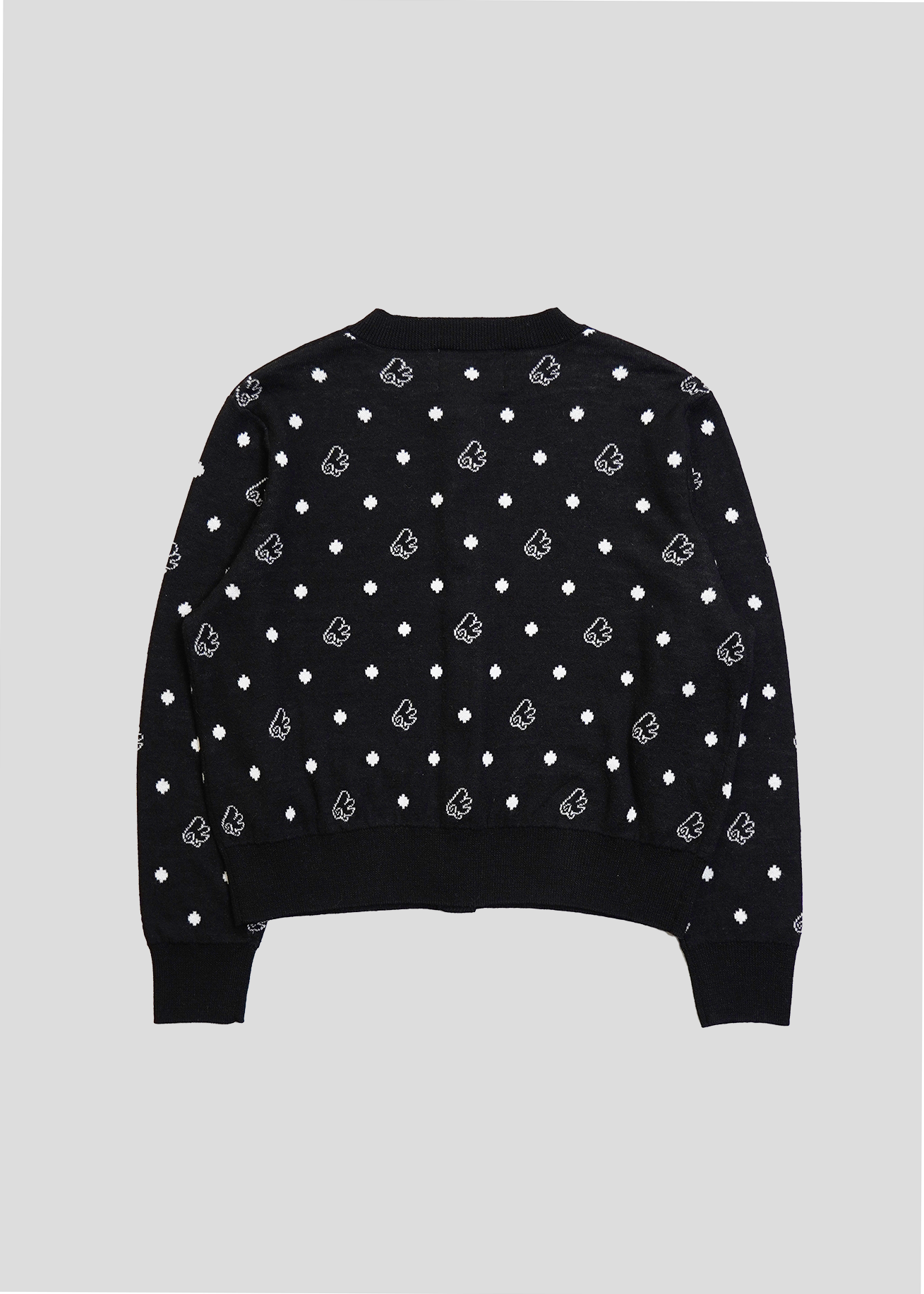 wings dot knit cardigan
