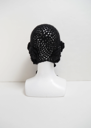 handmade rose beanie