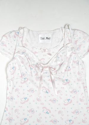 「swan's dream」lace cami dress