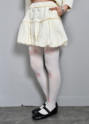 【8月下旬発送】glossy bloom balloon skirt