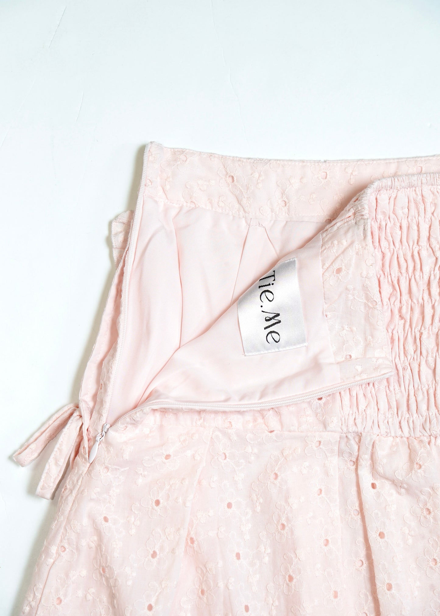 pleated cargo floral skirt