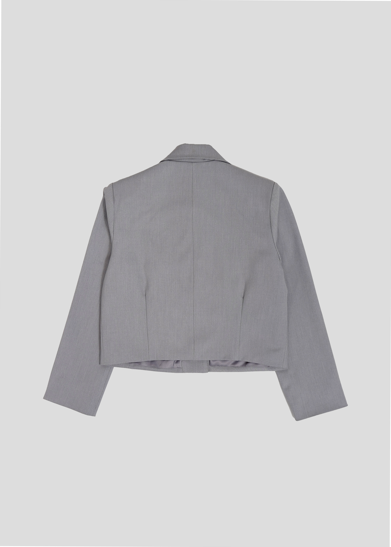 button up  jacket-GRAY