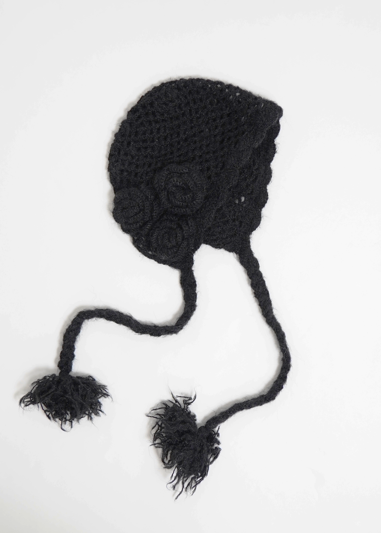 handmade rose beanie