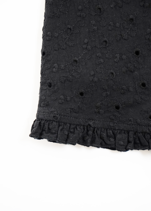 pleated cargo floral skirt