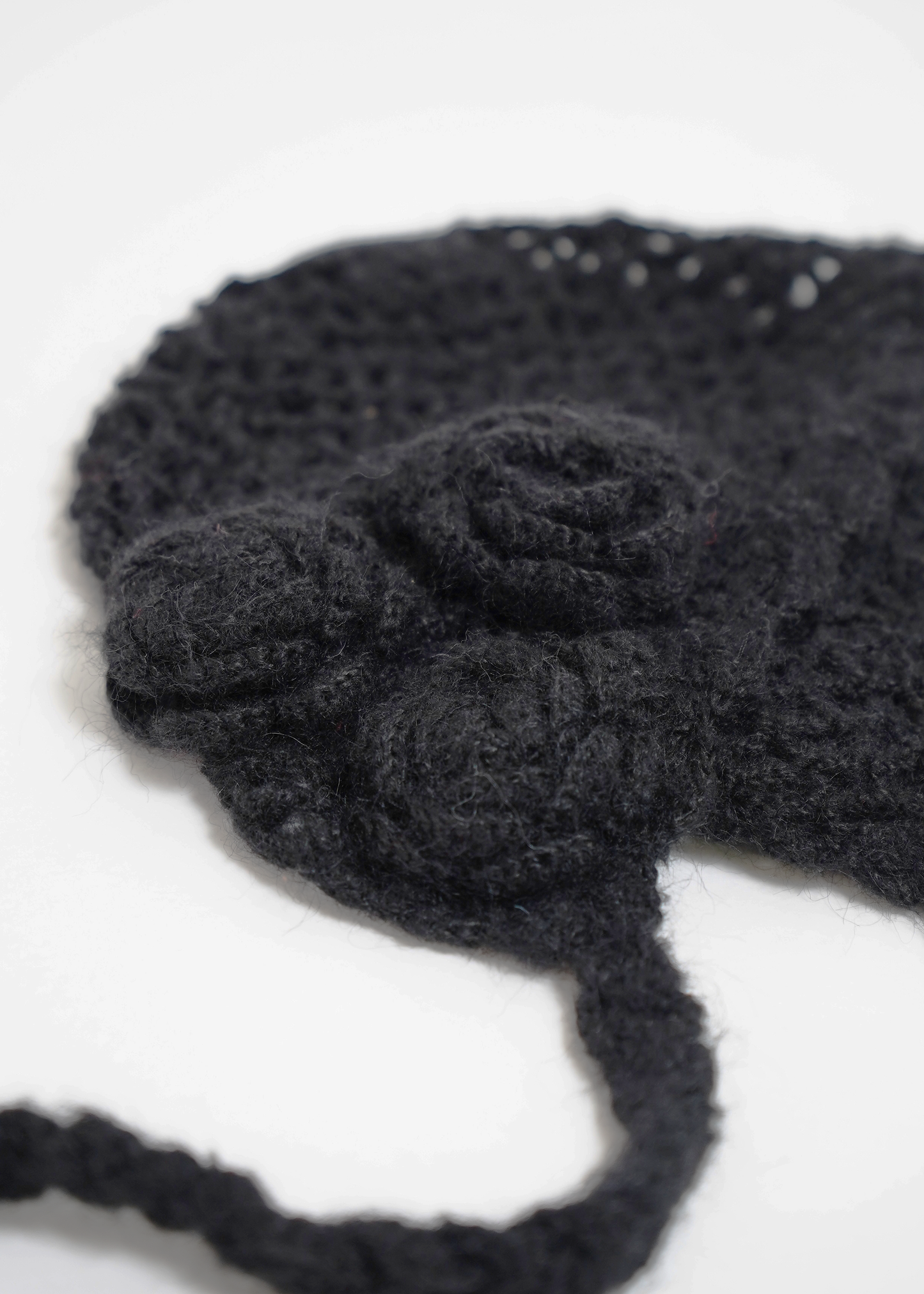 handmade rose beanie
