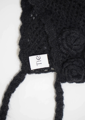 handmade rose beanie