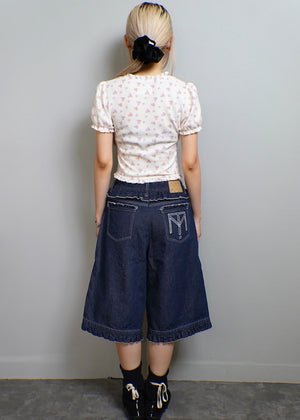 Lily’s petal denim pants