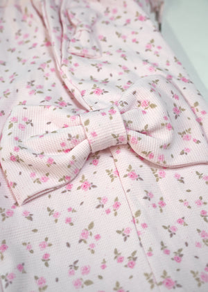 flower waffle ribbonful lounge pants