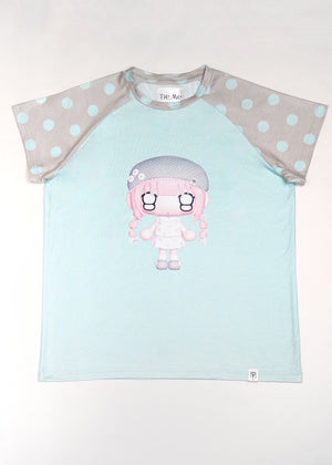 【HUHUEE】gallery girl Tee-boxy