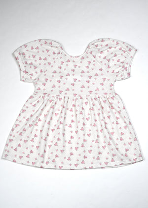 【8月初旬発送】flower waffle ribbon tunic