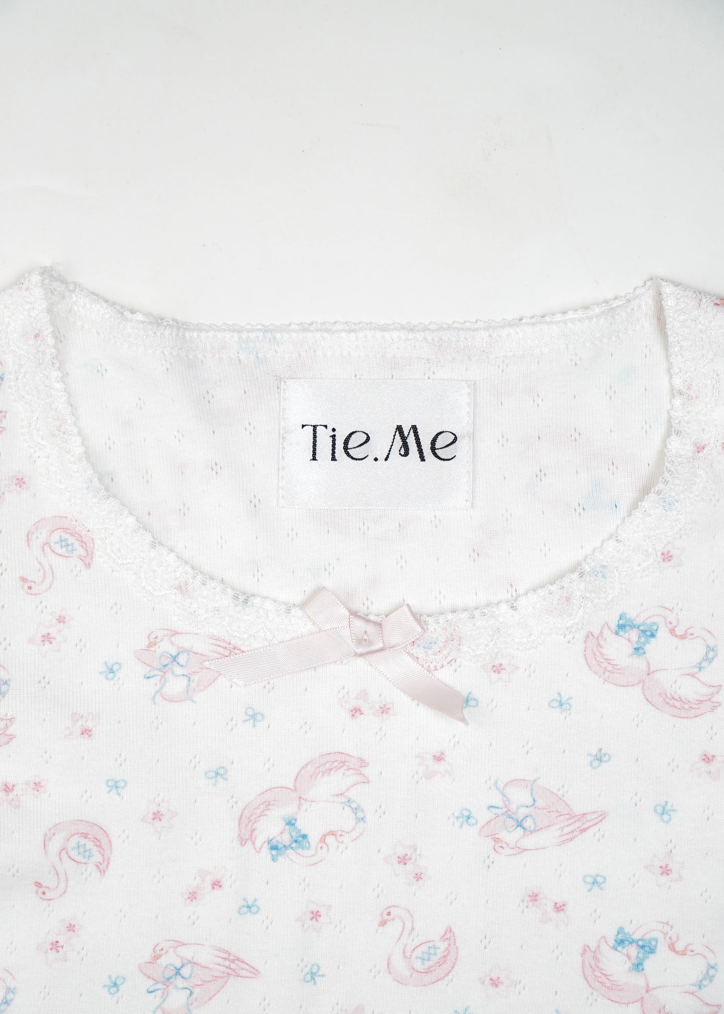 「swan's dream」lace Tee