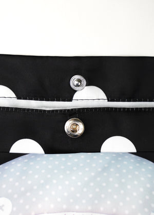 【HUHUEE】gallery girl satin frill bag