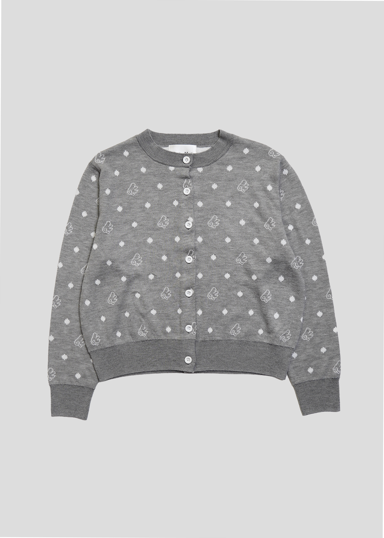 wings dot knit cardigan