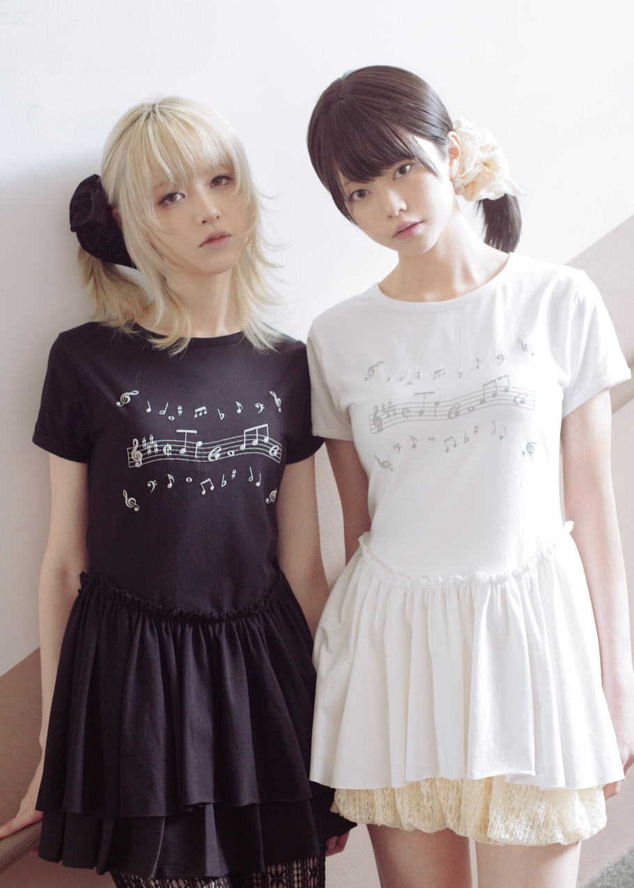 「Tie.Me Melody」flare Tee