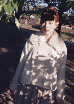 【12月上旬発送】grace fur collar wool coat