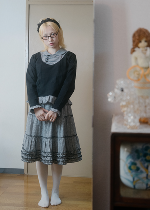 button up shirt layered tee