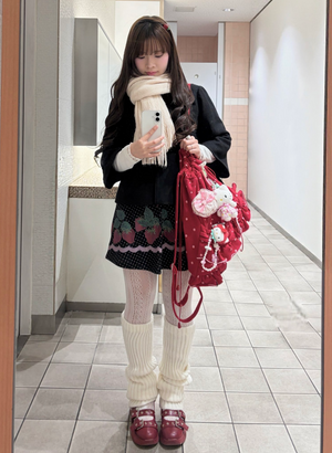 2月下旬発送】dot frill knapsack – Tie.Me