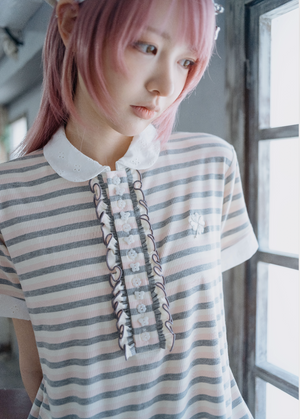 lucky clover stripe polo shirt