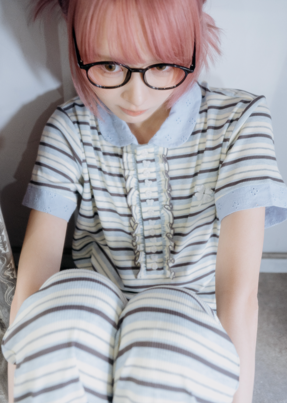 lucky clover stripe polo shirt