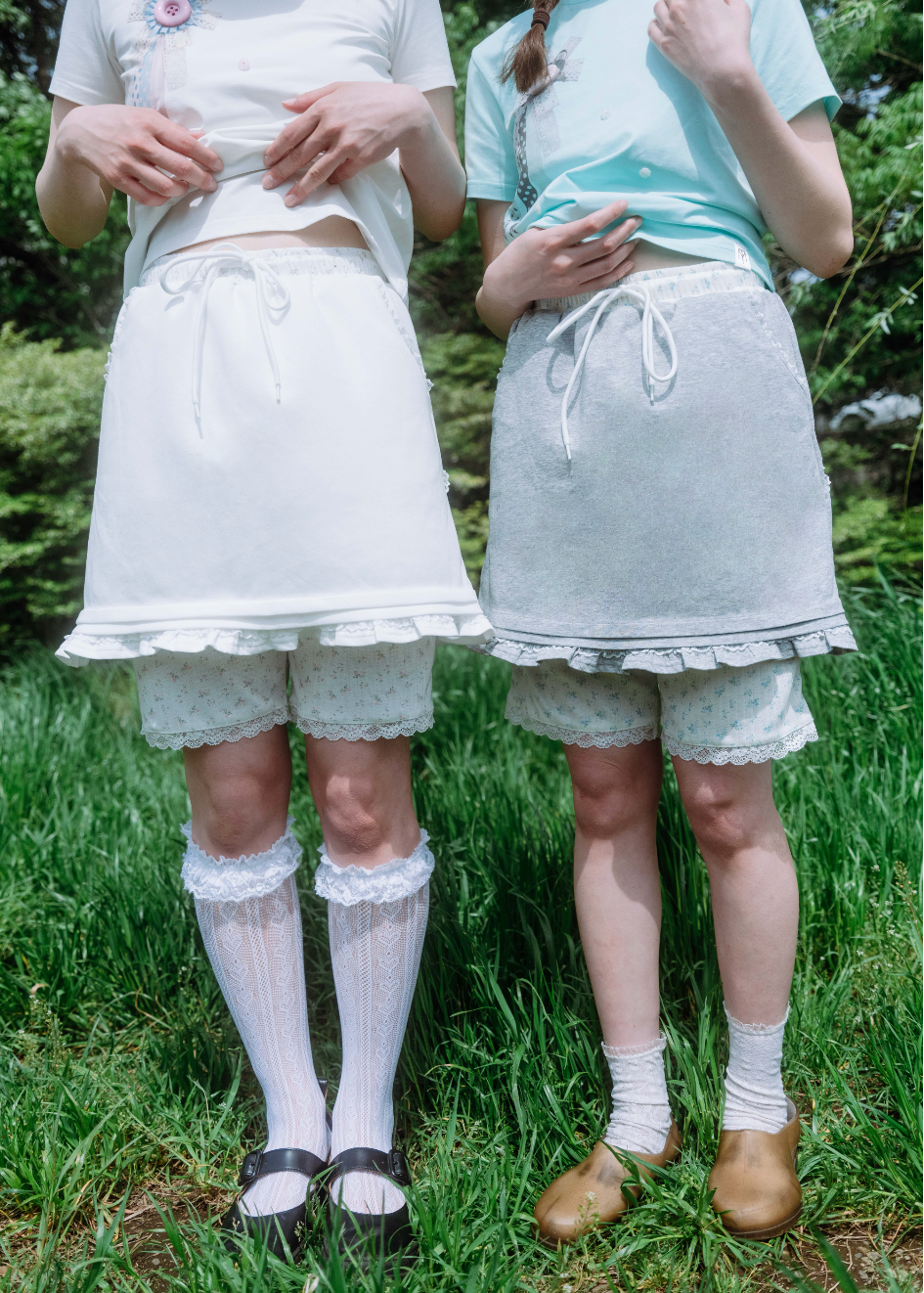 secret layered bloom skirt