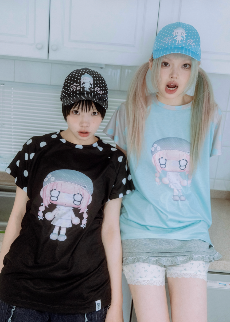 【HUHUEE】gallery girl Tee-boxy